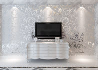 침실 텔레비젼 배경을 위한 3D 디자인은 회색 유럽 현대 벽지