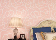 밝은 분홍색 꽃 현대 이동할 수 있는 벽지, 현대 침실 벽지