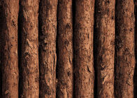 3D 나무 본 포도 수확 아시아 고무된 벽지, 벽을 위한 고급 장식적인 벽지