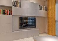 가구 훈장을 위한 밝은 회색 색깔 현대 작풍 자동 접착 벽지