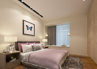 회색 줄무늬 본을 가진 침실을 위한 비 - 길쌈된 현대 이동할 수 있는 벽지