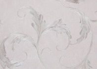 회색 잎 본, CSA 기준을 가진 장식적인 돋을새김된 비닐 시골풍 벽지