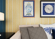 황금과 회색 사암 입자 현대 이동할 수 있는 벽지 침실 줄무늬 벽지