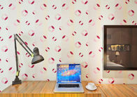 분홍색과 베이지 이동할 수 있는 PVC 벽지의 침실을 위한 현대 벽지