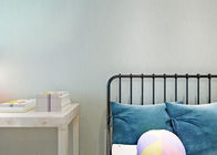 침구 방을 위한 이동할 수 있는 PVC 파란 색깔 현대 돋을새김된 벽지