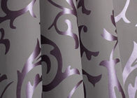 텔레비젼 배경을 위해 이동할 수 있는 돋을새김된 유럽식 자주색 꽃 벽지